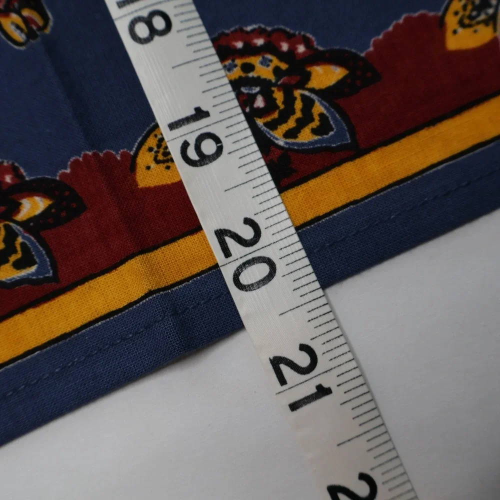 VTG Williams Sonoma Blue Floral Cotton‎ Cloth Napkins 20.5